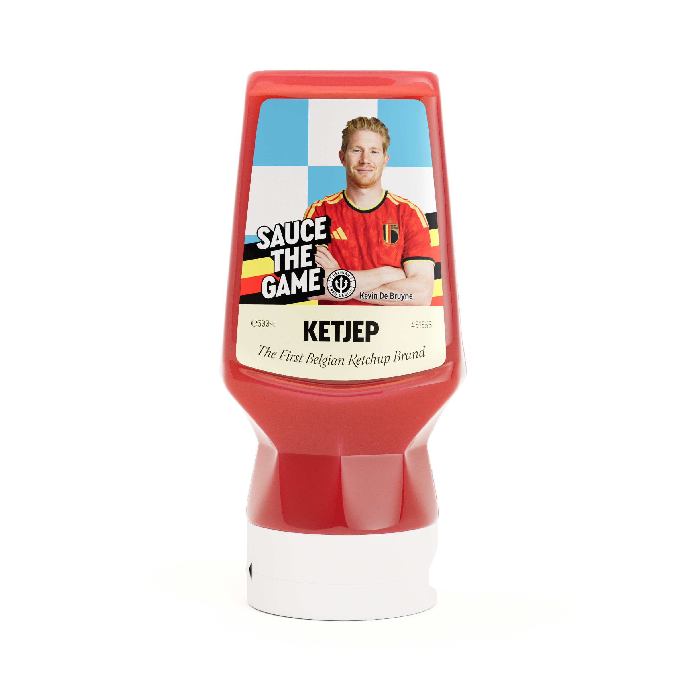 Sauce Ketjep ketchup 300 ml vue de face sauce BK Kevin de bruyn