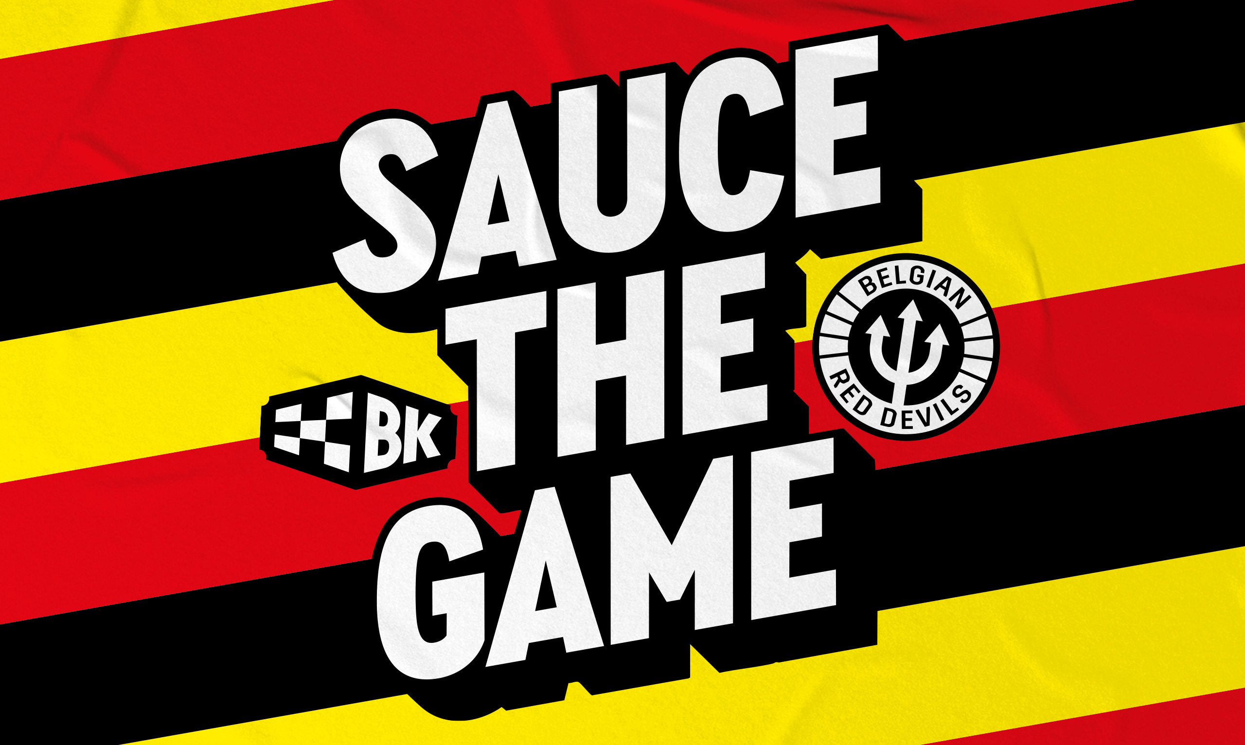 Brussels Ketjep, Official Sauce of the Red Devils. Sauce the game !